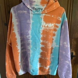 NASA Tie Dye Hooded Sweatshirt